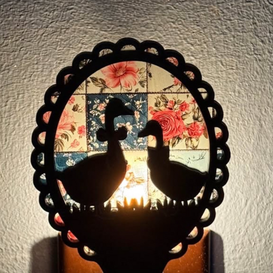 Goose Night Light | Handmade Wood & Acrylic Plug-In LED