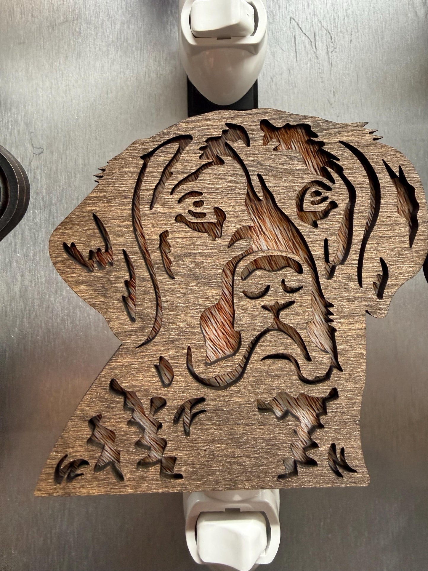 Chesapeake bay Handmade Wood & Acrylic Dog Night Light Dog Lover Gift __etsy:7596491017