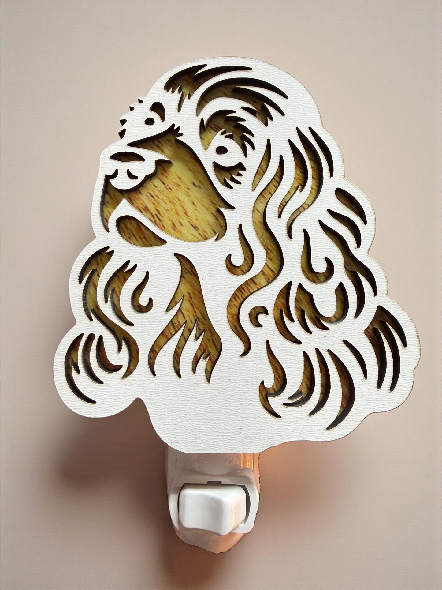 Laser Cut Cocker Spaniel Night Light | Dog Lover Gift