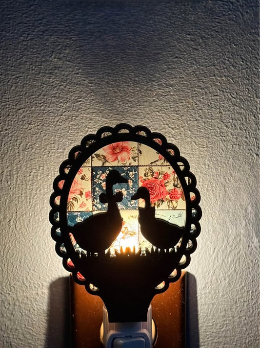 Goose Night Light | Handmade Wood & Acrylic Plug-In LED