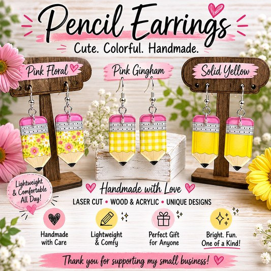 Pencil Earrings