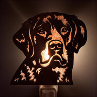 Chesapeake bay  Handmade Wood & Acrylic Dog Night Light Dog Lover Gift __etsy:7658229011