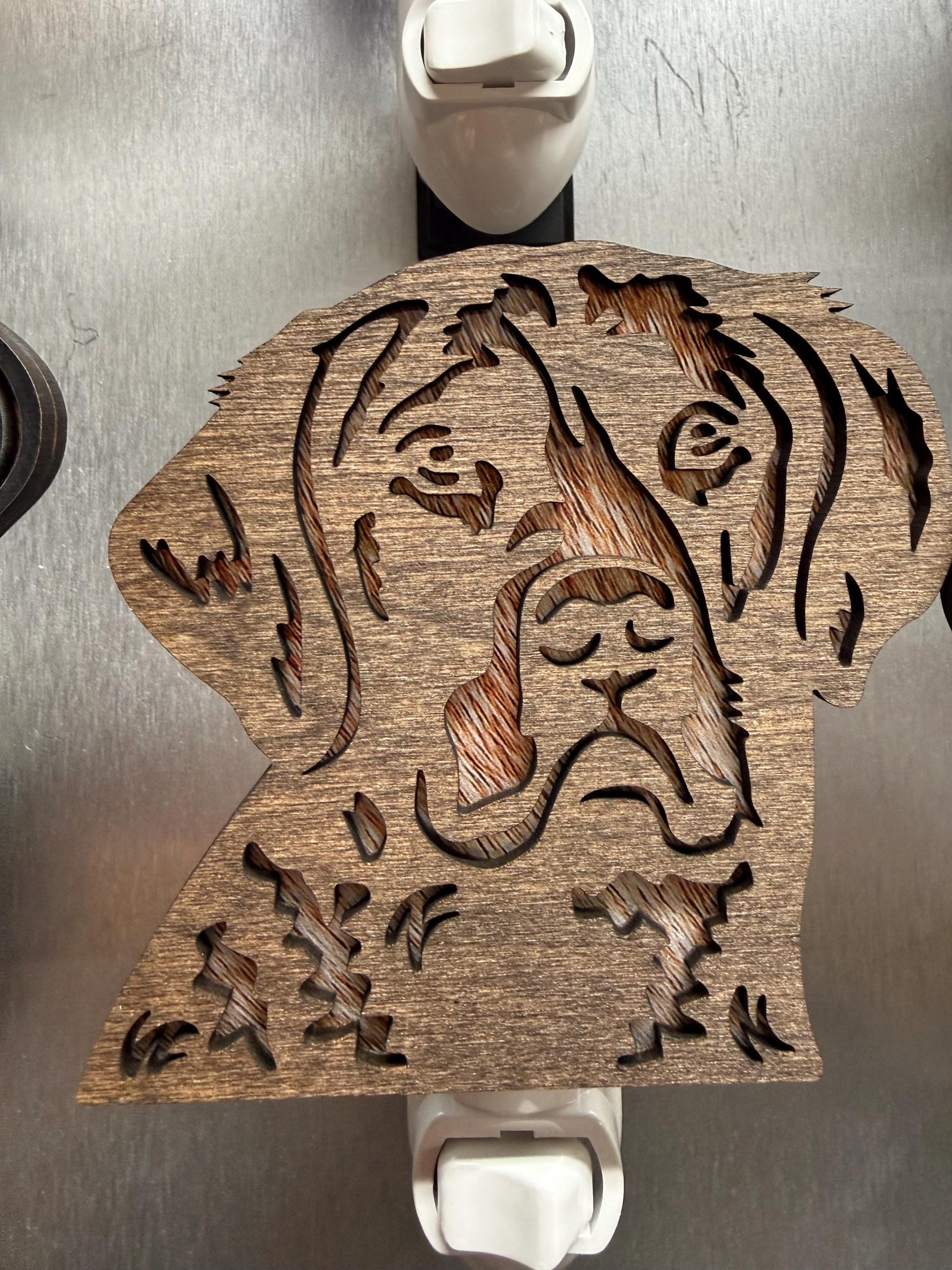 Chesapeake bay  Handmade Wood & Acrylic Dog Night Light Dog Lover Gift __etsy:7596491017