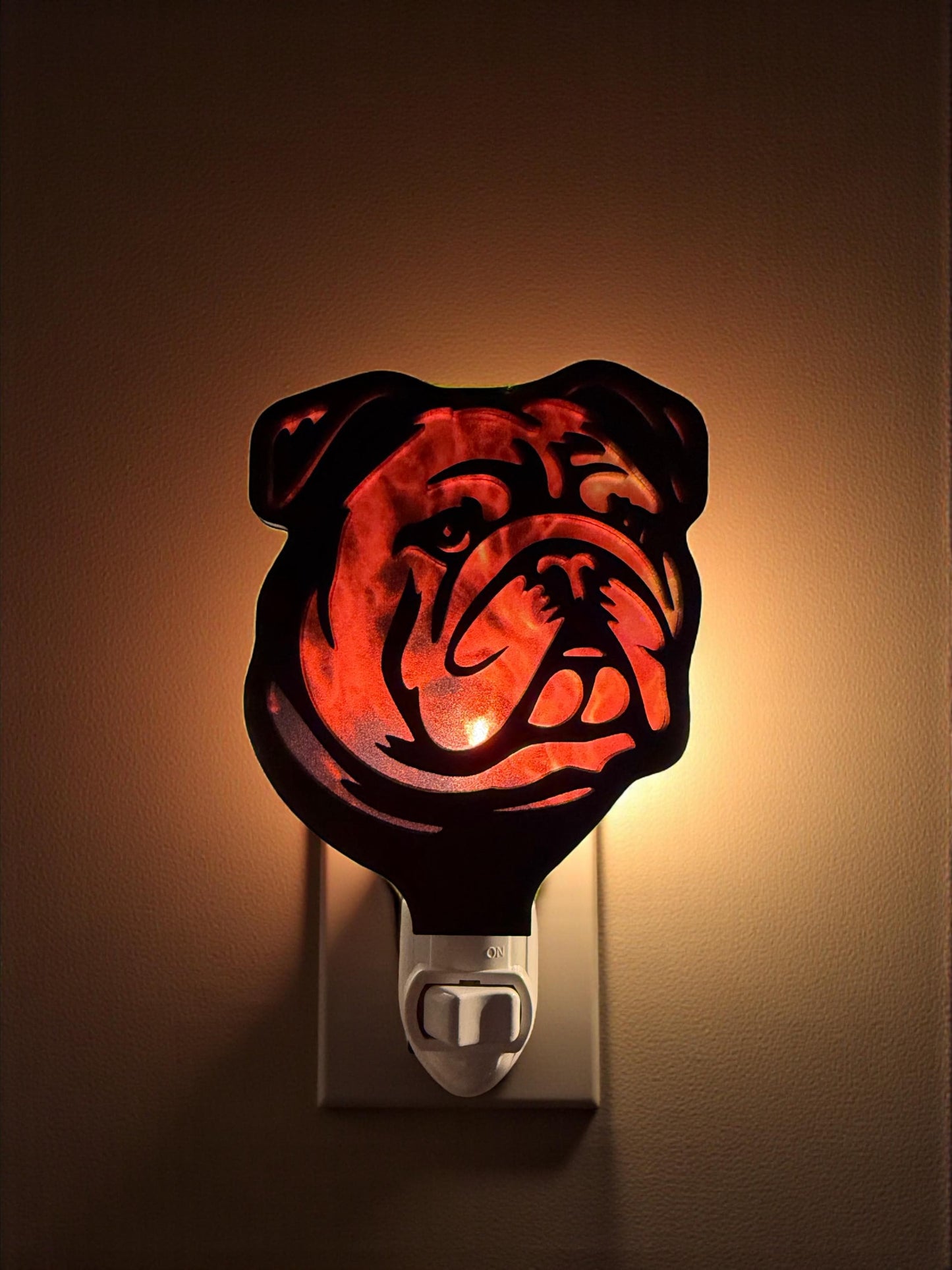 Laser Cut English Bulldog Night Light | Dog Lover Gift __etsy:7658309145