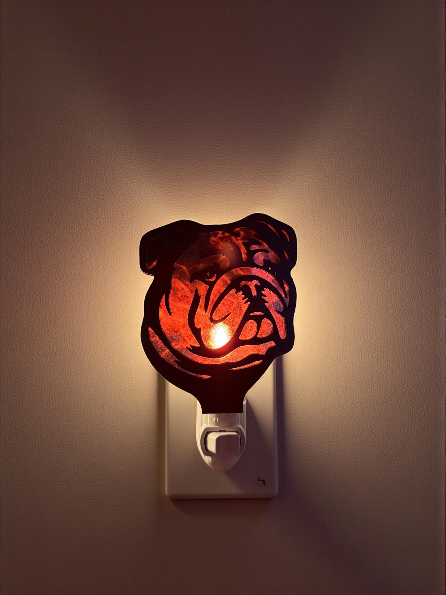 Laser Cut English Bulldog Night Light | Dog Lover Gift __etsy:7610339316