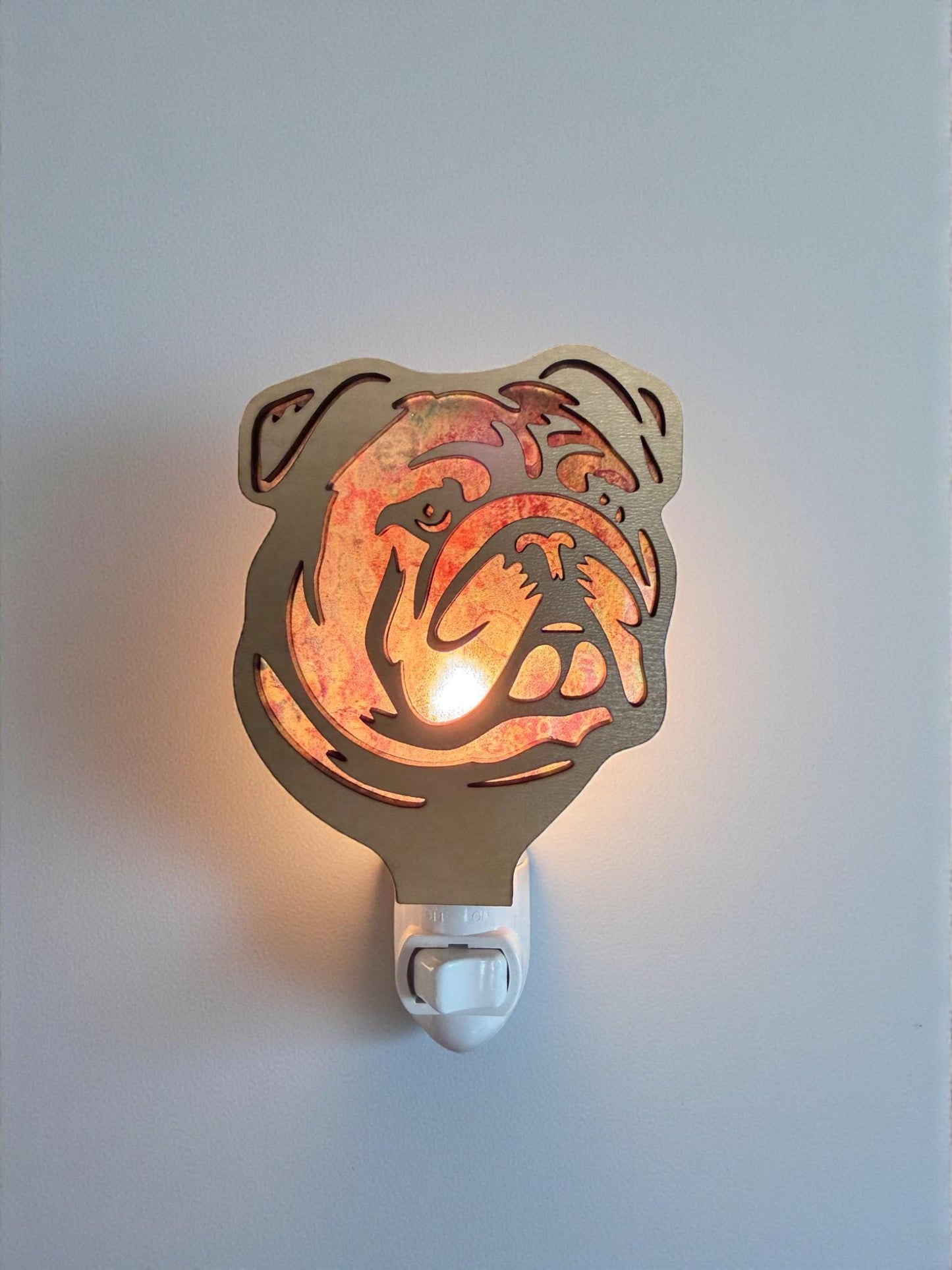 Laser Cut English Bulldog Night Light | Dog Lover Gift __etsy:7658297097