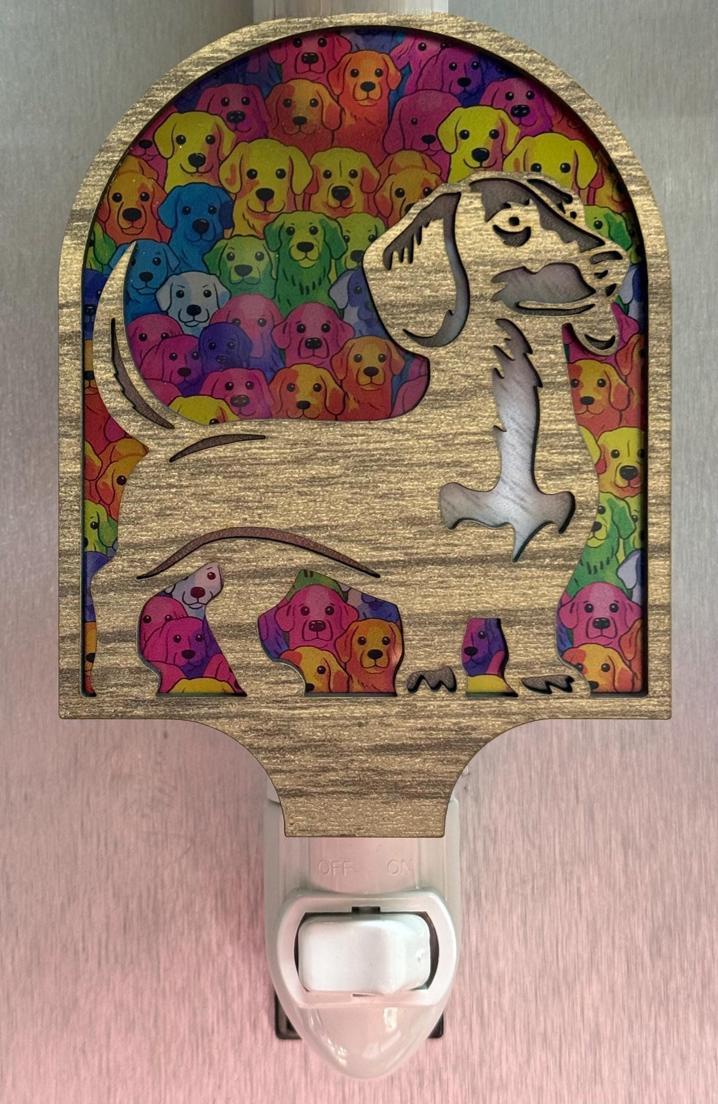 Dachshund Night Light | Handmade Wiener Dog LED Nursery Decor