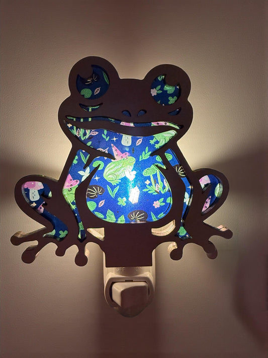 Woodland Frog Night Light | Kids Nursery Decor