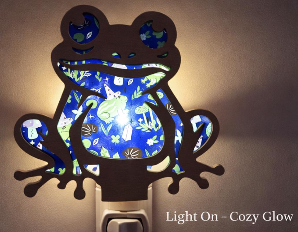 Woodland Frog Night Light | Kids Nursery Decor