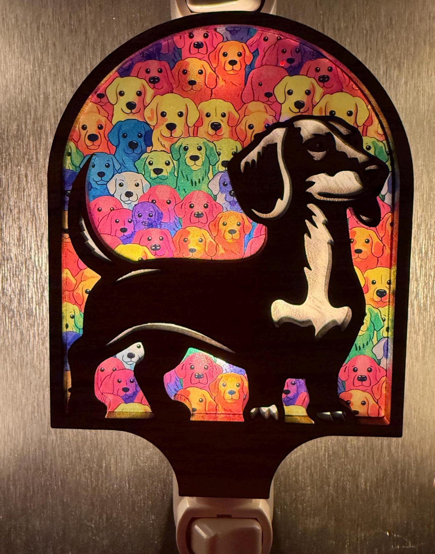 Dachshund Night Light | Handmade Wiener Dog LED Nursery Decor